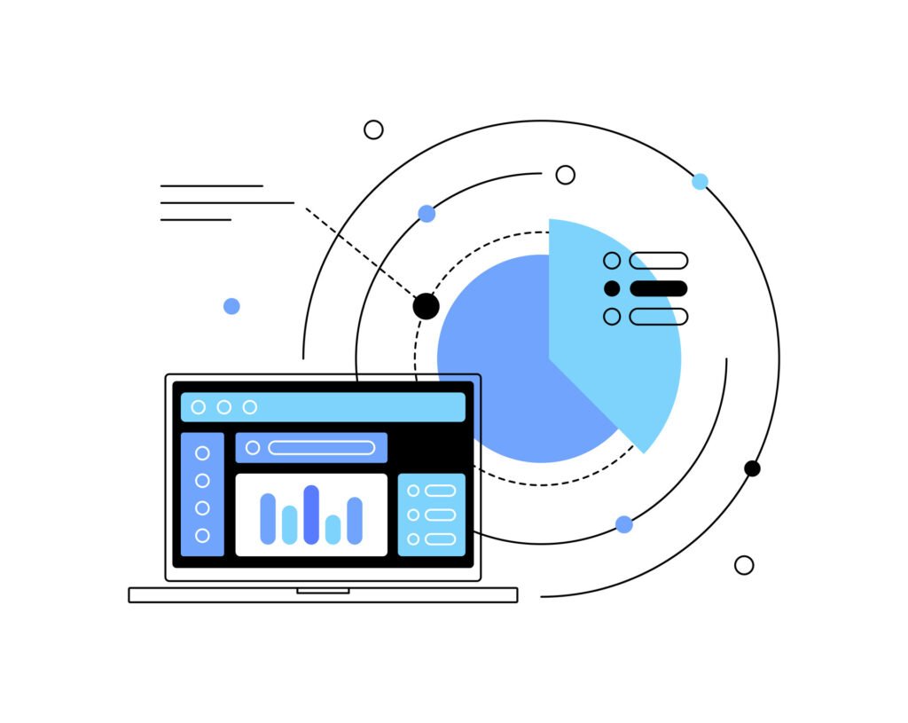 vecteezy statistics and analysis digital data processing flat design 68770519